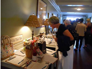 Silent auction participants