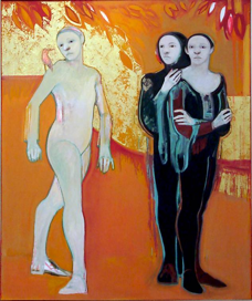 Pink Bird on her Shoulder, Selina Trieff  